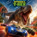 Hot Wheels Let's Race: Attack of the T-Rex Logo