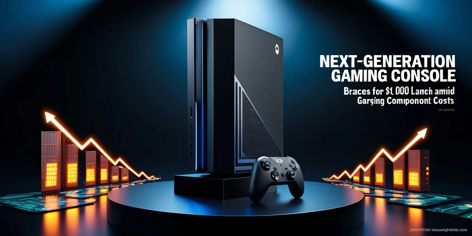 Next-Generation Gaming Console Braces for $1,000 Launch Amid Surging Component Costs