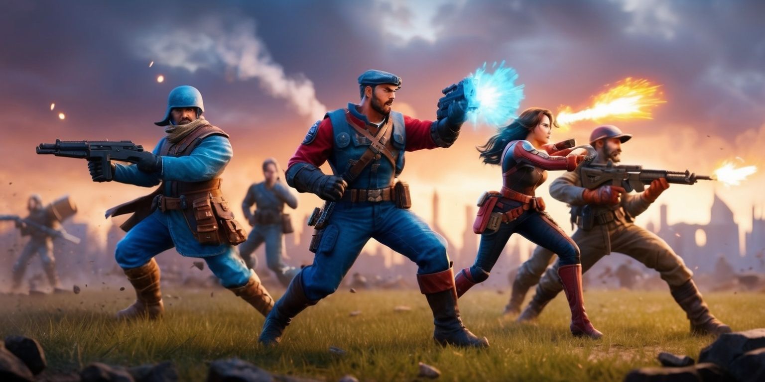 Innovative Crossover Experiment: Miniature Heroes in Dynamic Combat